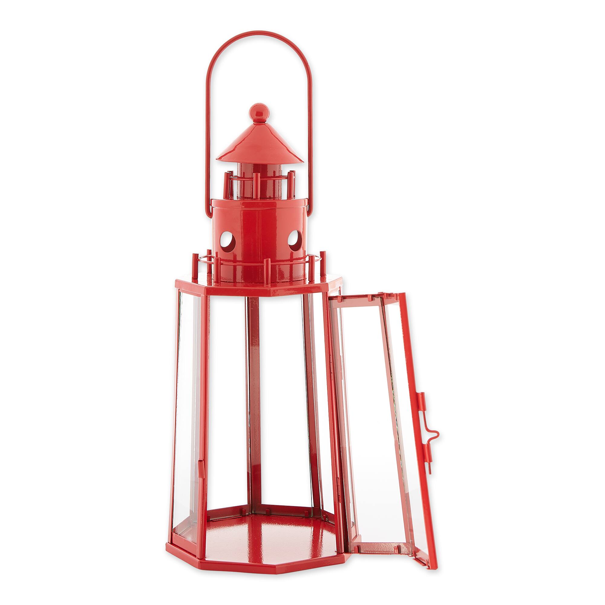 13.5" Lighthouse Hanging Candle Lantern